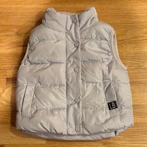 Little Bipsy light Lavender Puffer Vest 12-18 mo